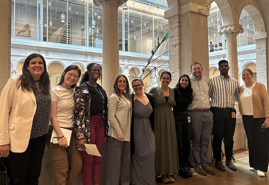 Photo of attendees of the Art and Medicine Retreat at the Harvard Art Museums